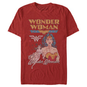 Men's Justice League Vintage  Adult T-Shirt