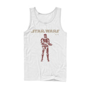 Men's Star Wars: The Rise of Skywalker Retro Sith Trooper  Adult Tank Top