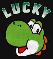 Men's Nintendo Super Mario St. Patrick's Day Lucky Yoshi  Adult Long Sleeve Shirt