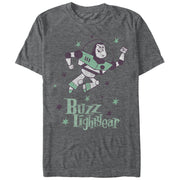 Men's Toy Story Buzz Lightyear Retro Star  Adult T-Shirt