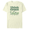 Men's Mickey & Friends Green Think Plant Lovers  Adult T-Shirt