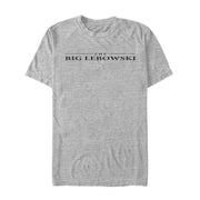 Men's The Big Lebowski Classic Sleek Logo  Adult T-Shirt