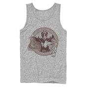 Men's Aladdin Jafar Cobra Circle  Adult Tank Top