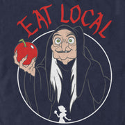 Men's Snow White and the Seven Dwarves Eat Local  Adult T-Shirt