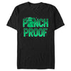 Men's Star Wars: The Mandalorian Grogu St. Patrick's Day Galaxy Stars Pinch Proof  Adult T-Shirt