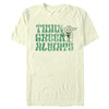 Men's Star Wars Yoda St. Patrick's Day Think Green Always  Adult T-Shirt