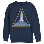 Men's NASA Space Shuttle Triangle Emblem  Adult Sweatshirt