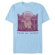 Men's Star Wars Ewok My World  Adult T-Shirt