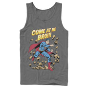 Men's Superman Come At Me Bro  Adult Tank Top