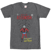 Men's Marvel Ant-Man Shrinking Tales to Astonish  Adult T-Shirt