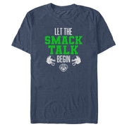 Men's ESPN Let the Smack Talk Begin White  Adult T-Shirt