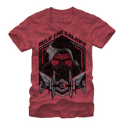 Men's Star Wars The Force Awakens Kylo Ren Rule the Galaxy  Adult T-Shirt