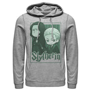 Men's Harry Potter Slytherin Cartoon Characters  Adult Pull Over Hoodie