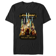 Men's Star Wars The High Republic Jedi For Light and Life  Adult T-Shirt