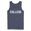 Men's Animal House College Text  Adult Tank Top