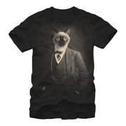 Men's Lost Gods Victorian Gentleman Cat Portrait  Adult T-Shirt