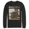 Men's Star Wars: The Mandalorian The Child Scene  Adult Long Sleeve Shirt