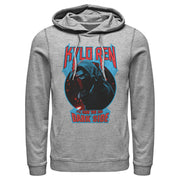 Men's Star Wars The Force Awakens Kylo Ren Show Dark Side  Adult Pull Over Hoodie