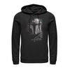 Men's Star Wars: The Mandalorian Bounty Hunter Shadow  Adult Pull Over Hoodie