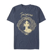 Men's Aladdin Jasmine Ornate Frame  Adult T-Shirt