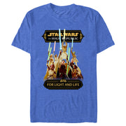 Men's Star Wars The High Republic Jedi For Light and Life  Adult T-Shirt