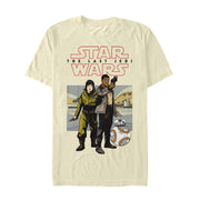 Men's Star Wars The Last Jedi Rose Finn Cartoon  Adult T-Shirt