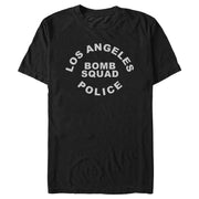 Men's LAPD Los Angeles Bomb Squad Police in Silver  Adult T-Shirt