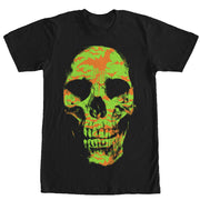 Men's Lost Gods Halloween Skull Bat Shadows  Adult T-Shirt