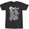 Men's Nintendo Splatoon Ink Splatter  Adult T-Shirt