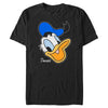 Men's Mickey & Friends Donald Duck Big Face  Adult T-Shirt