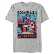 Men's Transformers Optimus Prime Join the Autobots  Adult T-Shirt