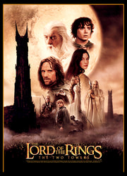 Men's The Lord of the Rings Two Towers Movie Poster  Adult T-Shirt