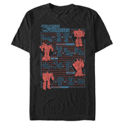 Men's Transformers Robot Transformations  Adult T-Shirt