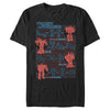 Men's Transformers Robot Transformations  Adult T-Shirt