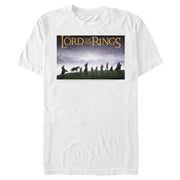 Men's The Lord of the Rings Fellowship of the Ring Movie Poster  Adult T-Shirt