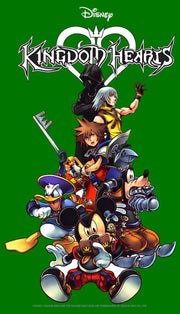 Men's Kingdom Hearts Coded Box Art  Adult T-Shirt