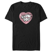 Men's Blow Pop Vintage Heart  Adult T-Shirt