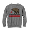 Men's Lost Gods Hungry California Republic Bear  Adult Sweatshirt