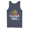 Men's Jurassic Park Clever Girl Raptor  Adult Tank Top