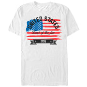 Men's Lost Gods Fourth of July  United States Land of the Free 1776  Adult T-Shirt