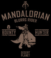 Men's Star Wars: The Mandalorian Blurgg Rider  Adult T-Shirt