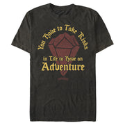 Men's Onward Take Risks to Have Adventure  Adult T-Shirt