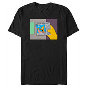 Men's The Simpsons Old Man Yells  Adult T-Shirt