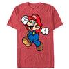 Men's Nintendo Mario Super Pose  Adult T-Shirt