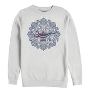 Men's Aladdin Magical Lamp Mandala Symbol  Adult Sweatshirt