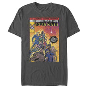 Men's Marvel Eternals Heroes Comic Book Cover  Adult T-Shirt