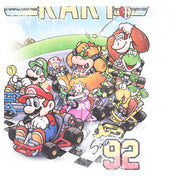 Men's Nintendo Mario Kart 90s  Adult T-Shirt