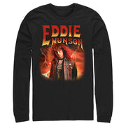 Men's Stranger Things Eddie Munson Metalhead  Adult Long Sleeve Shirt