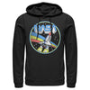 Men's NASA Retro Pop Circle Portrait Logo  Adult Pull Over Hoodie