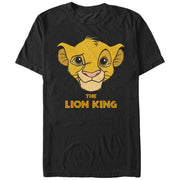 Men's Lion King Simba Logo  Adult T-Shirt